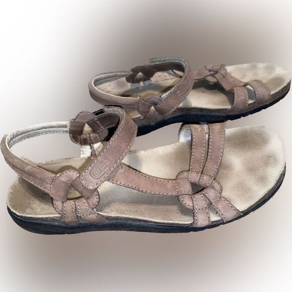 Teva Ventura Cork Women’s Sandals Size 8 Tan Strappy Slingback - Picture 1 of 4